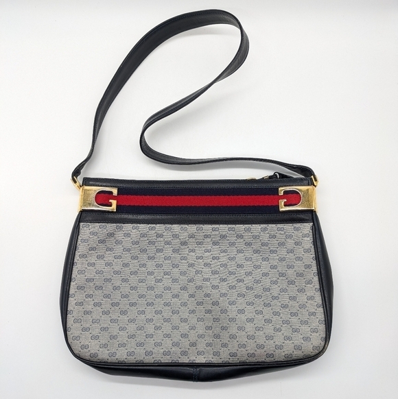 Gucci Handbags - Gucci Vintage Ophidia 1970/80 mini GG canvas & leather shoulder bag